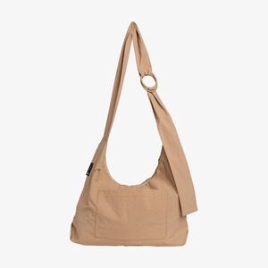 Thread Wallets Slouchy Shoulder Bag Beige‎ Carry On Adjustable Ring NWT